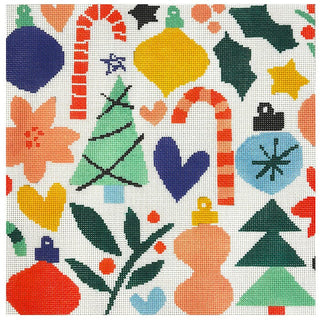 Christmas Canvas Painted Canvas KCN Designers 
