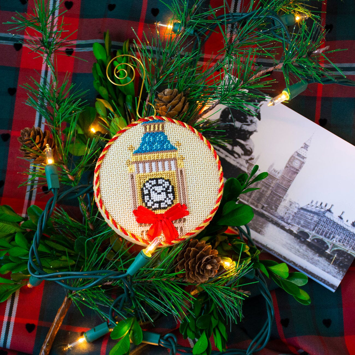 Christmas in London   Big Ben Kit & Online Class Kits Kirk & Bradley  - 2