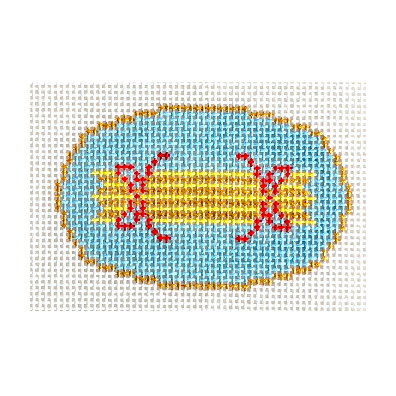 Christmas Mini Cracker Painted Canvas Goodpoint Needlepoint  - 1