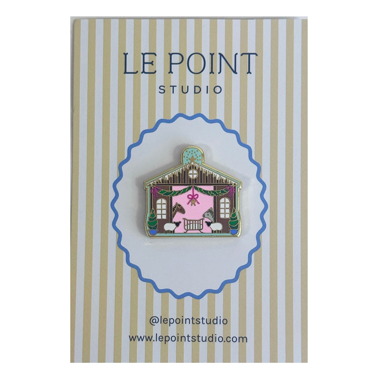 Christmas Stable Needleminder Accessories Le Point Studio  - 1