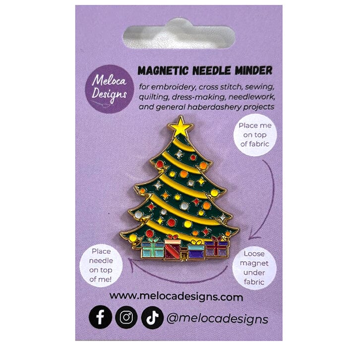 Christmas Tree Gold Star Needleminder Accessories Meloca Designs  - 1