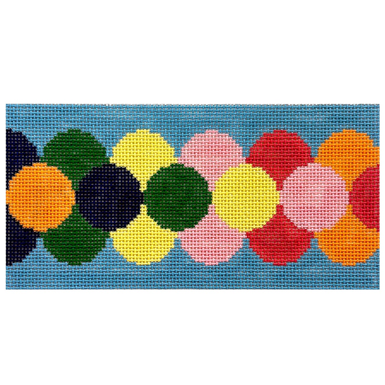 Clamshell Insert   Spring Painted Canvas The Gingham Stitchery  - 1