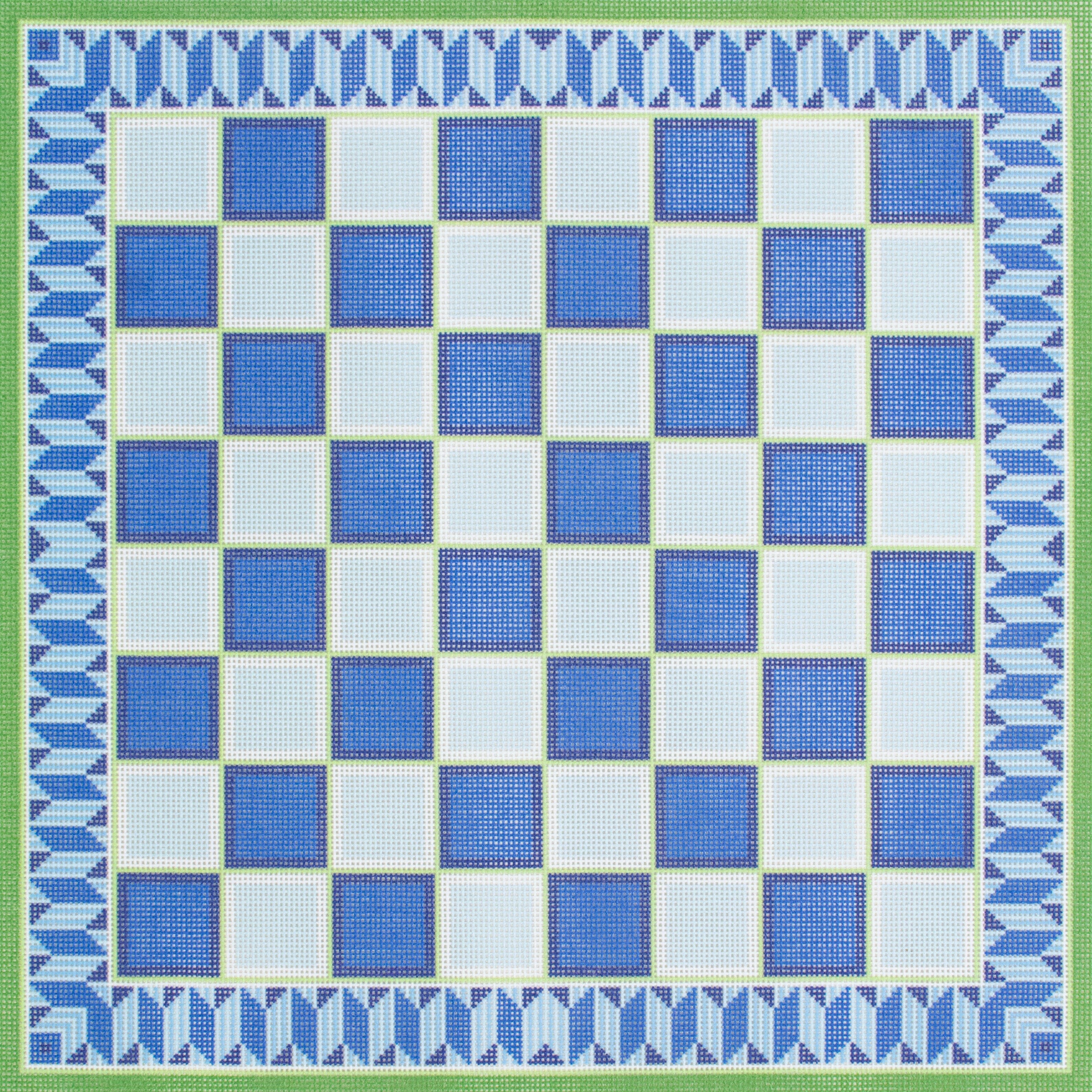 Classic Chessboard Printed Canvas Kirk & Bradley 
