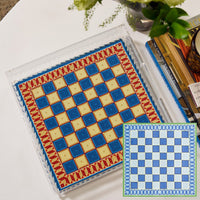 Classic Chessboard Printed Canvas Kirk & Bradley 