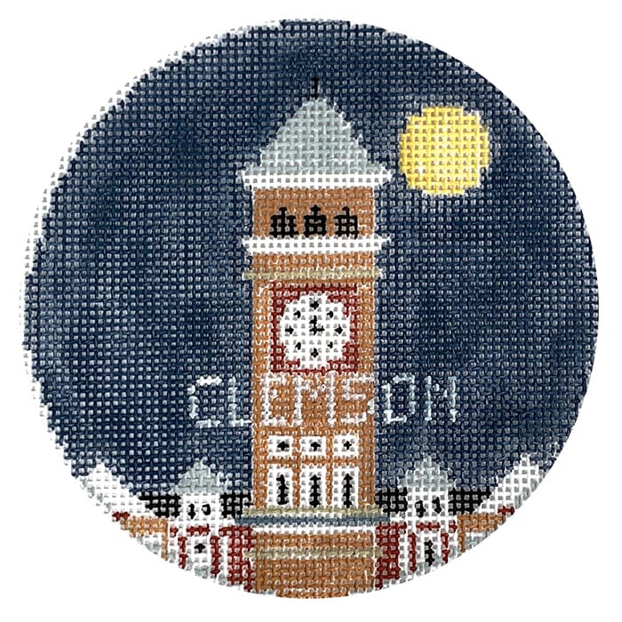 Clemson   Tillman Hall Painted Canvas Kathy Schenkel Designs 
