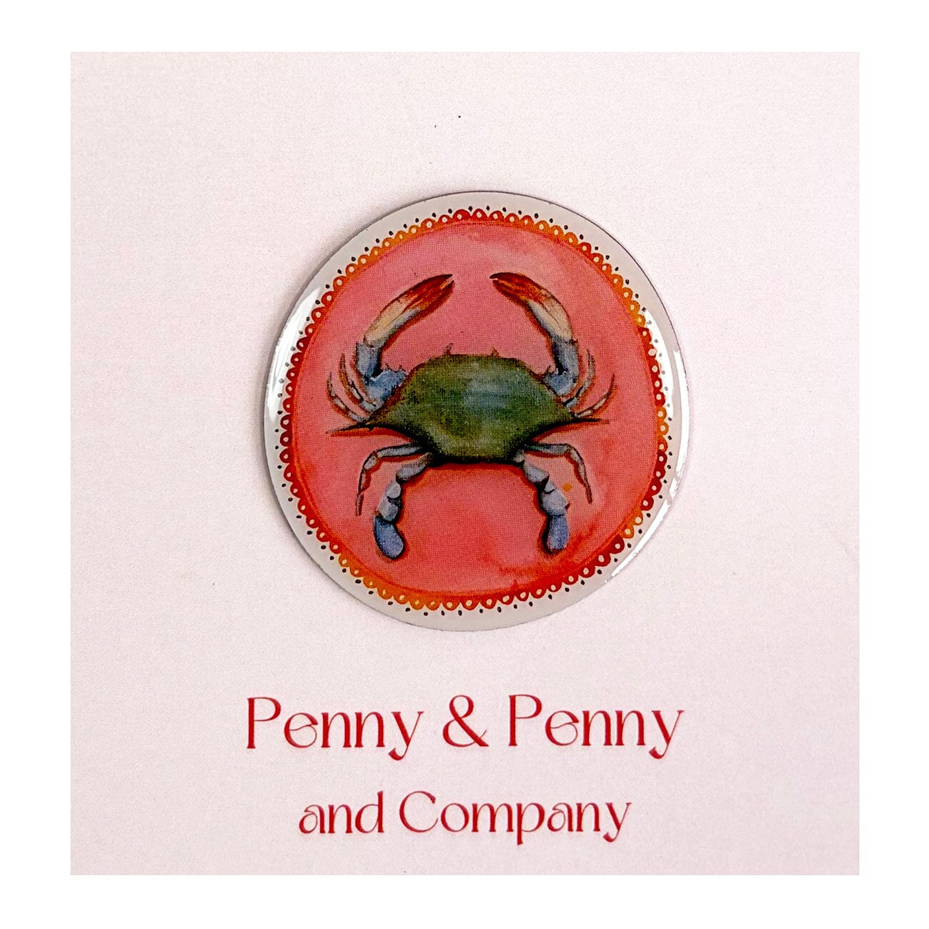 Coastal Crab Needle Minder Accessories Penny & Penny and Company  - 1
