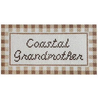 Coastal Grandmother Printed Canvas SLS Needlepoint 
