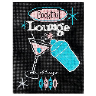 Cocktail Lounge   Always Open Painted Canvas The Meredith Collection 
