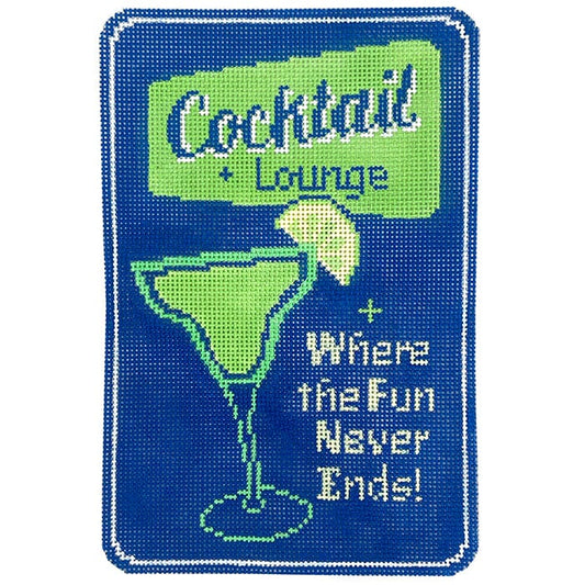 Cocktail Lounge - Where the Fun Never Ends! Painted Canvas The Meredith Collection 