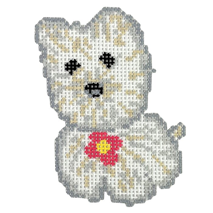 Coconut Dog Printed Canvas POP Needle Arts 
