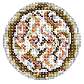 Coconut Pie Round Painted Canvas KCN Designers 
