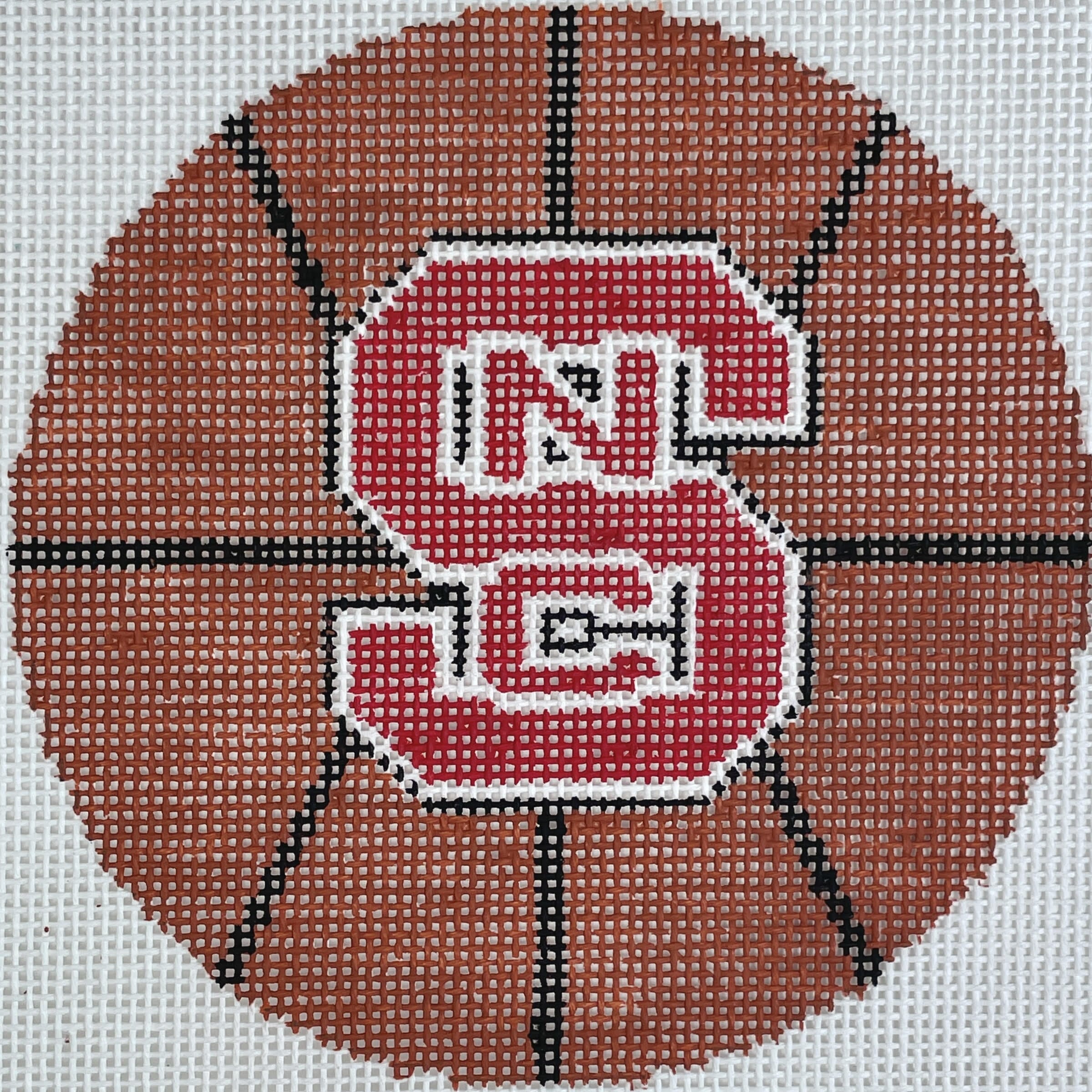 College Basketball   NC State Painted Canvas The Meredith Collection 
