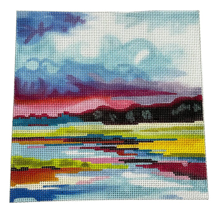 Colorful Landscape with Water Painted Canvas Colors of Praise  - 1
