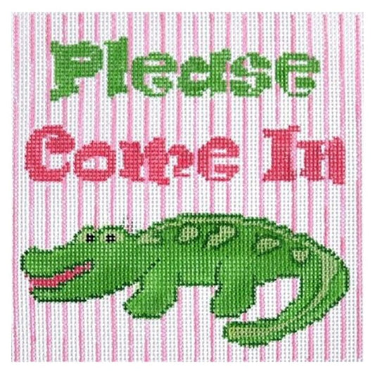 Come in Printed Canvas Two Sisters Needlepoint 