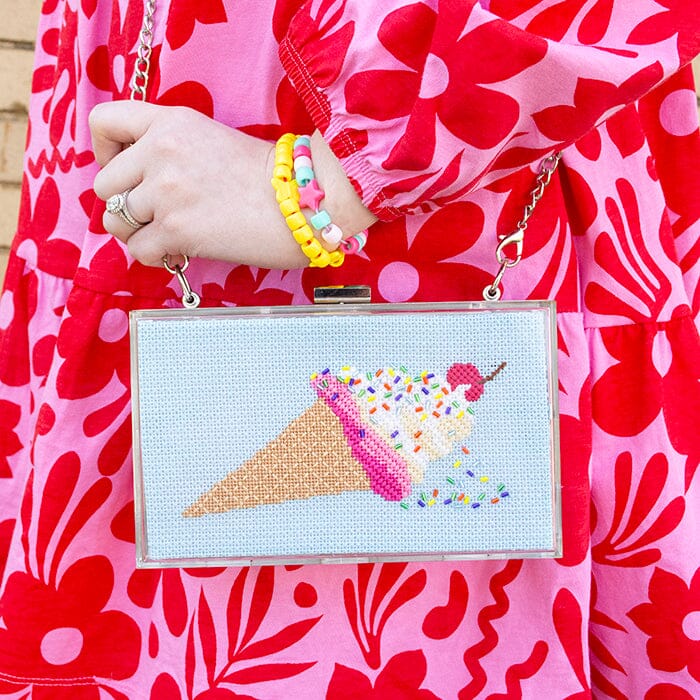 Concert Clutch   Ice Cream Insert Kit Kits Needlepoint To Go 
