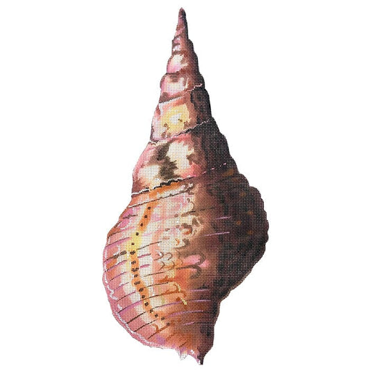 Conch Seashell Back Painted Canvas Colors of Praise 