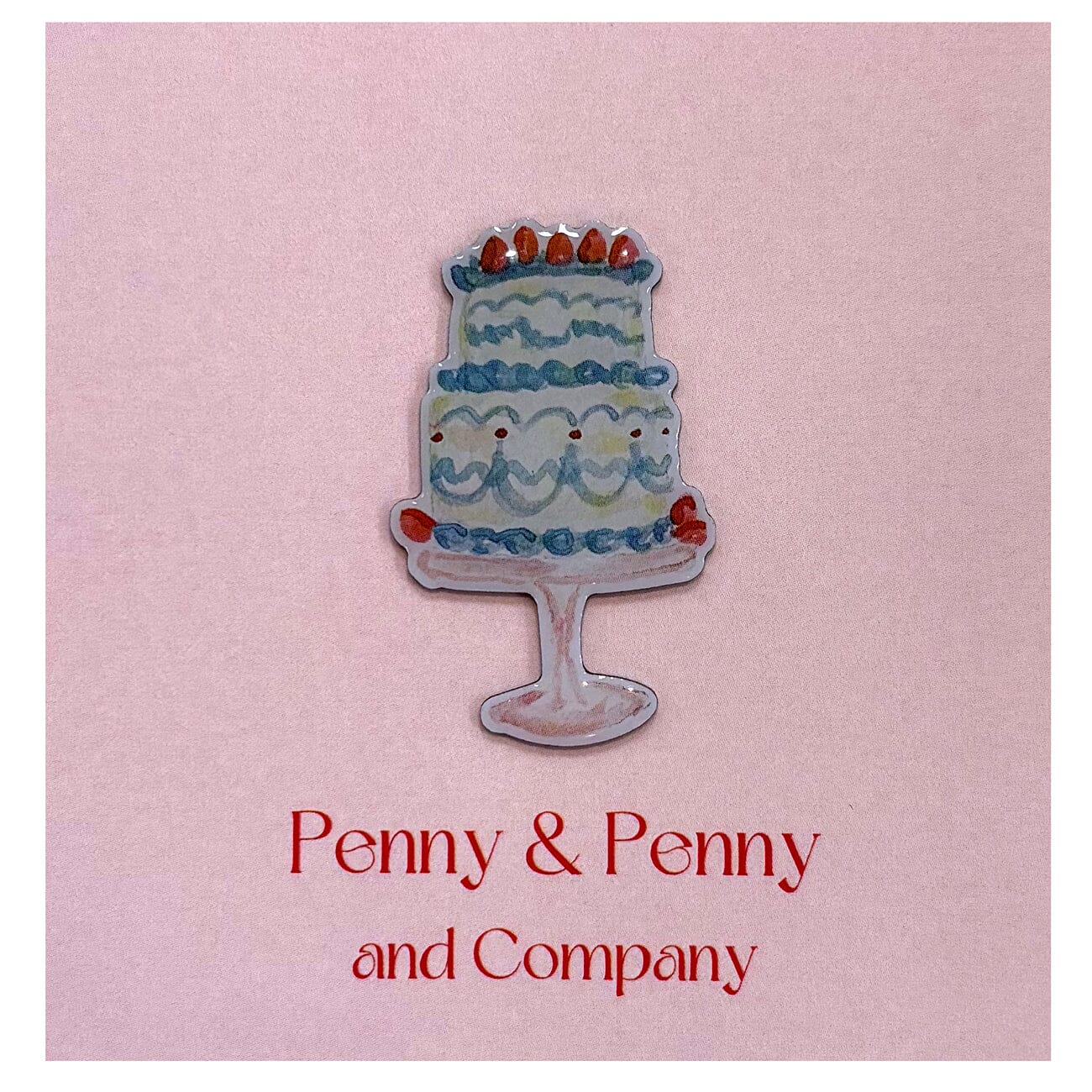Confection Cake (Blue) Needle Minder Accessories Penny & Penny and Company  - 1