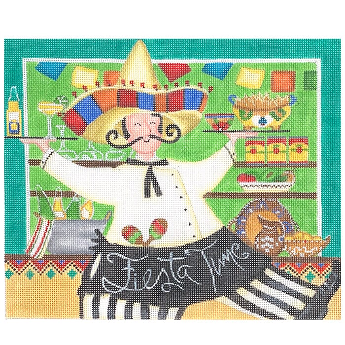 Cooks: Fiesta Time Painted Canvas Painted Pony Designs 