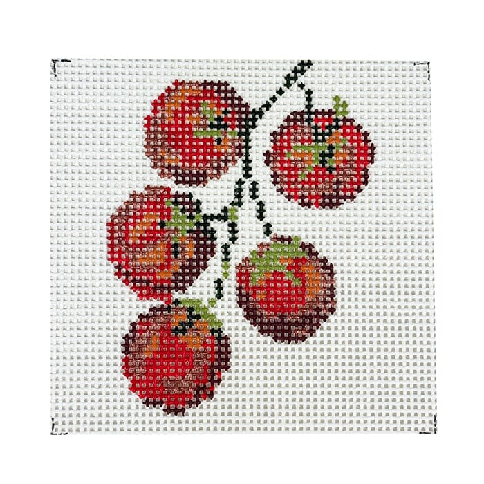 Copper Tomatoes   Gilded Garden Painted Canvas Rachel Barri Designs 
