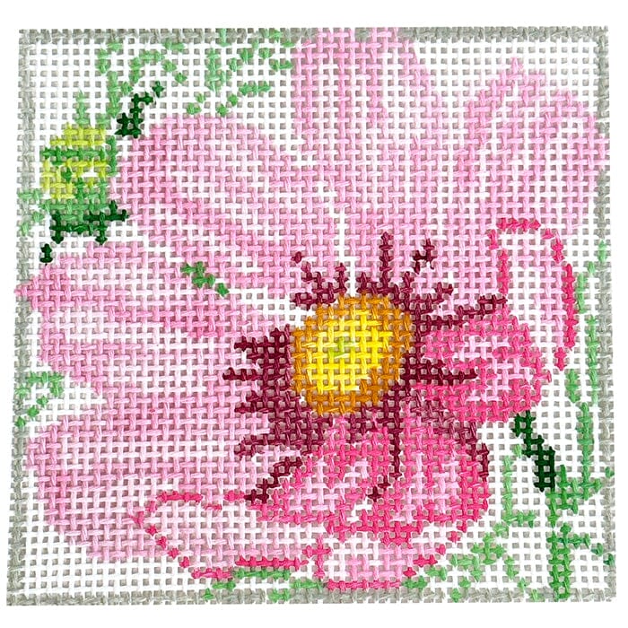 Cosmos Coaster 3 Painted Canvas Jean Smith  - 1
