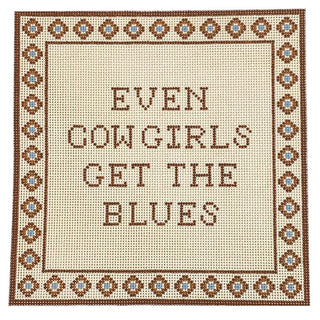 Cowgirls Painted Canvas Alice & Blue 
