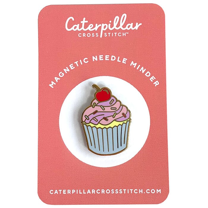 Cupcake Enamel Needleminder Accessories Caterpillar Cross 
