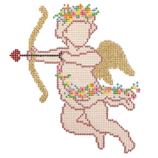 Cupid's Arrow Painted Canvas Coco Frank Studio 
