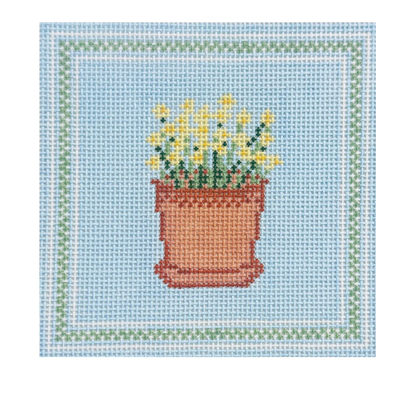 Daffodils Painted Canvas Goodpoint Needlepoint  - 1