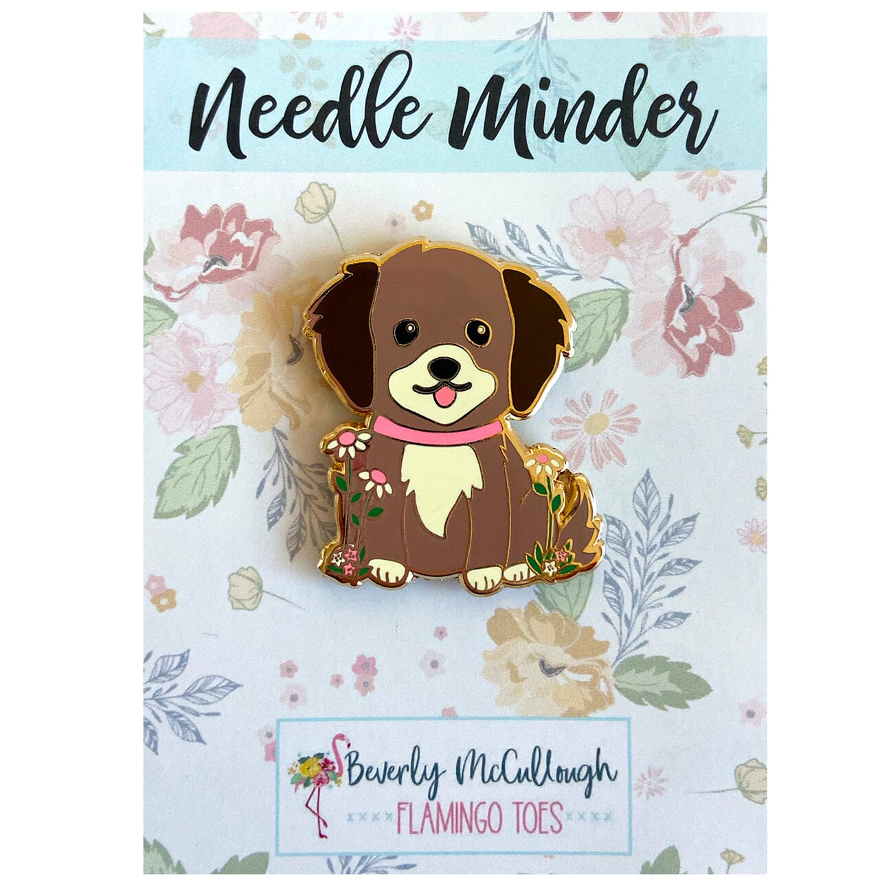 Daisy Puppy Needleminder Accessories Flamingo Toes  - 1