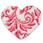 Damask Large Heart/Rose Printed Canvas Needlepoint To Go 