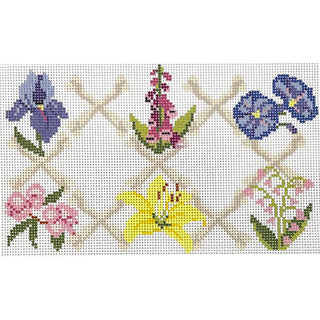 Deadly Flora Painted Canvas The Salty Stitcher 
