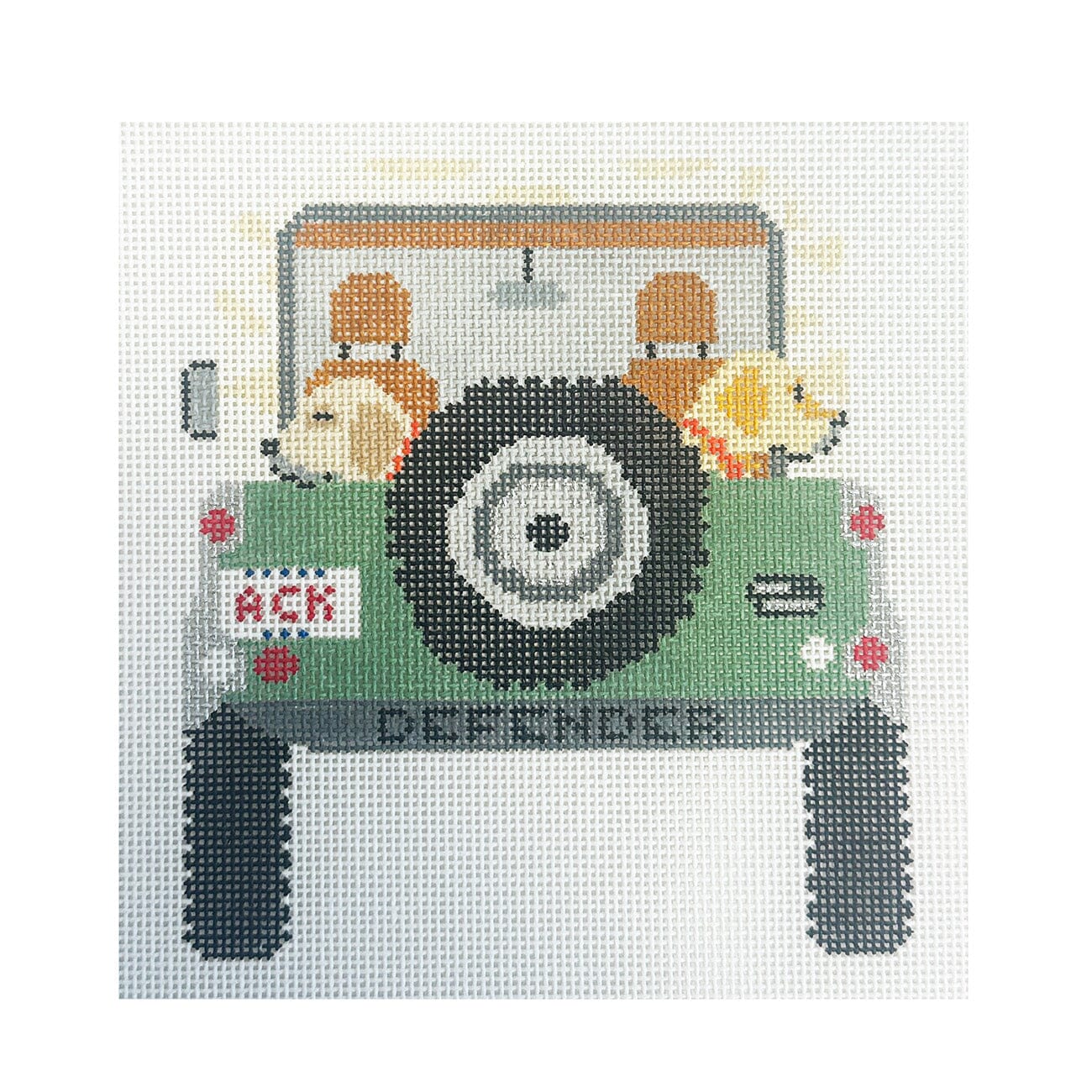 Defender Dogs Painted Canvas PIP & Roo  - 1