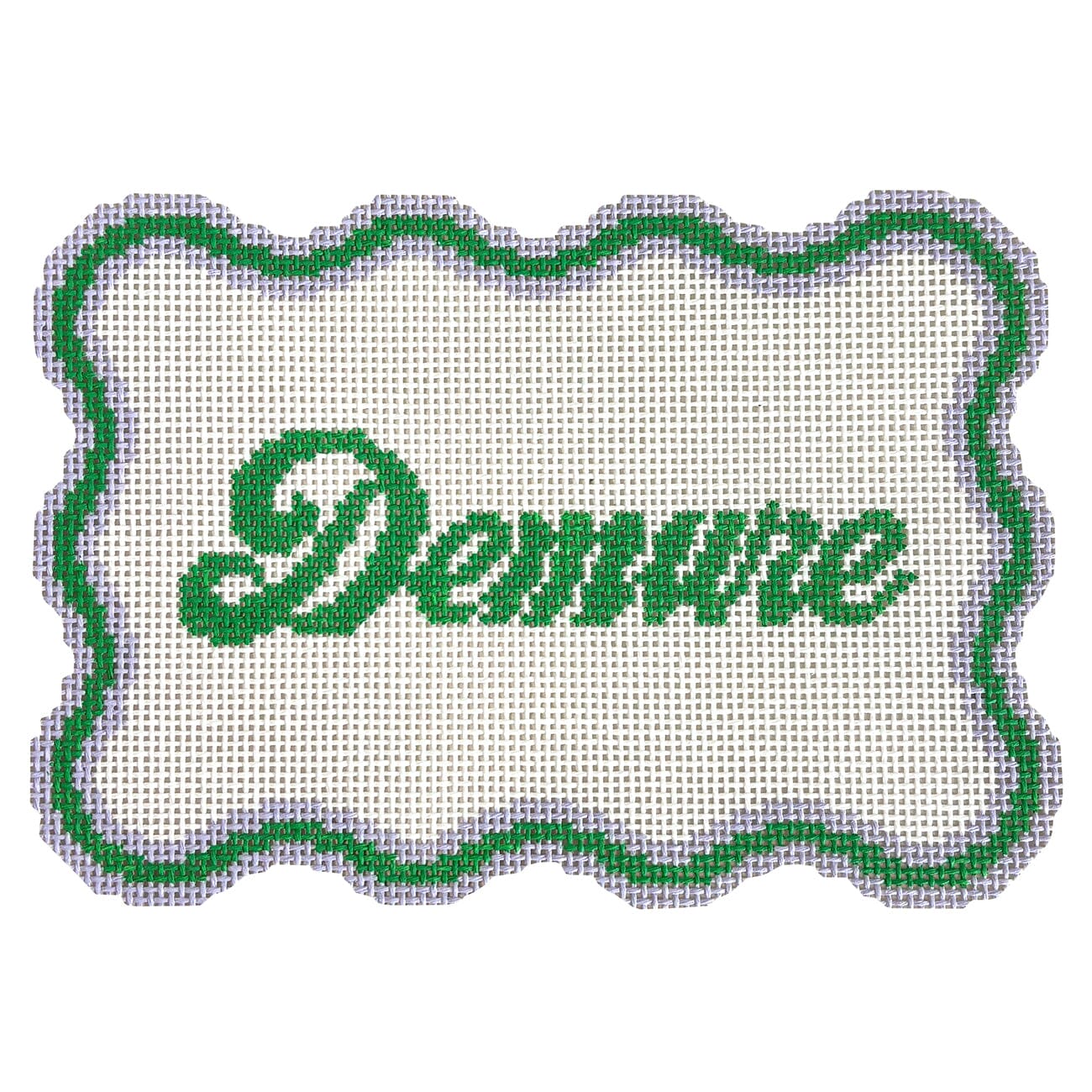 Demure Painted Canvas Wipstitch Needleworks  - 1