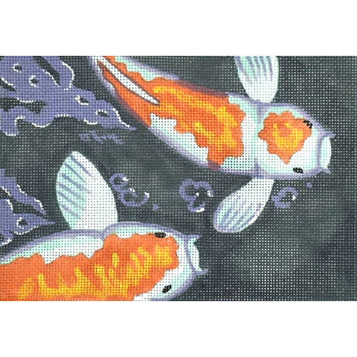 Details: Koi Painted Canvas Chris Lewis Distributing