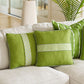 Diagonal Key Band - Green Printed Canvas Two Sisters Needlepoint 