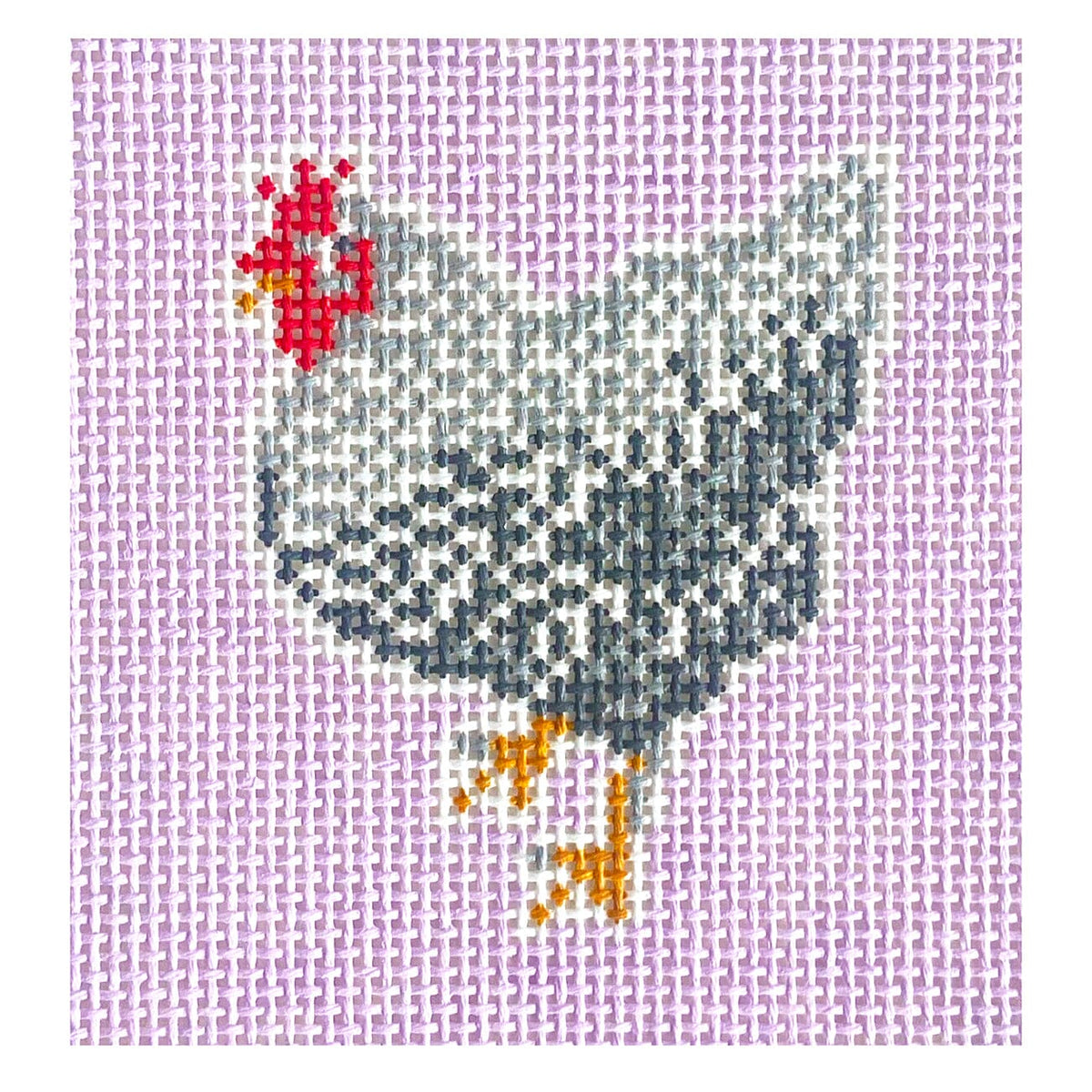 Diego Chicken Coaster Painted Canvas Alice & Blue  - 