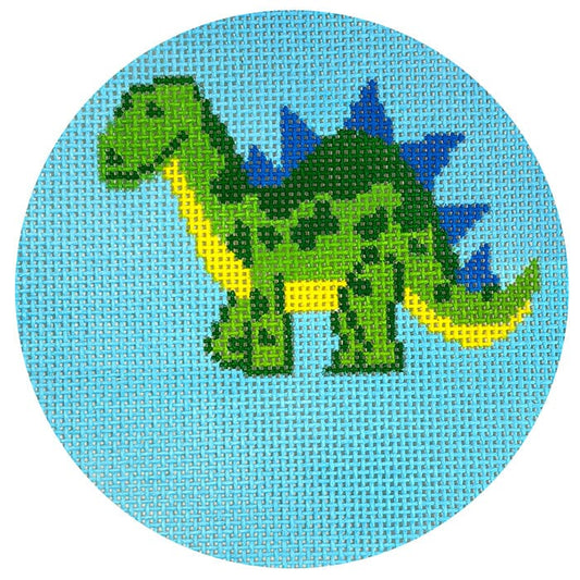 Dinosaur Ornament Painted Canvas KCN Designers 
