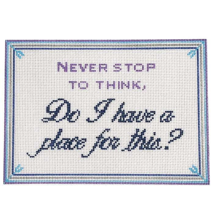 Do I Have a Place for This? Painted Canvas Rachel Barri Designs  - 1