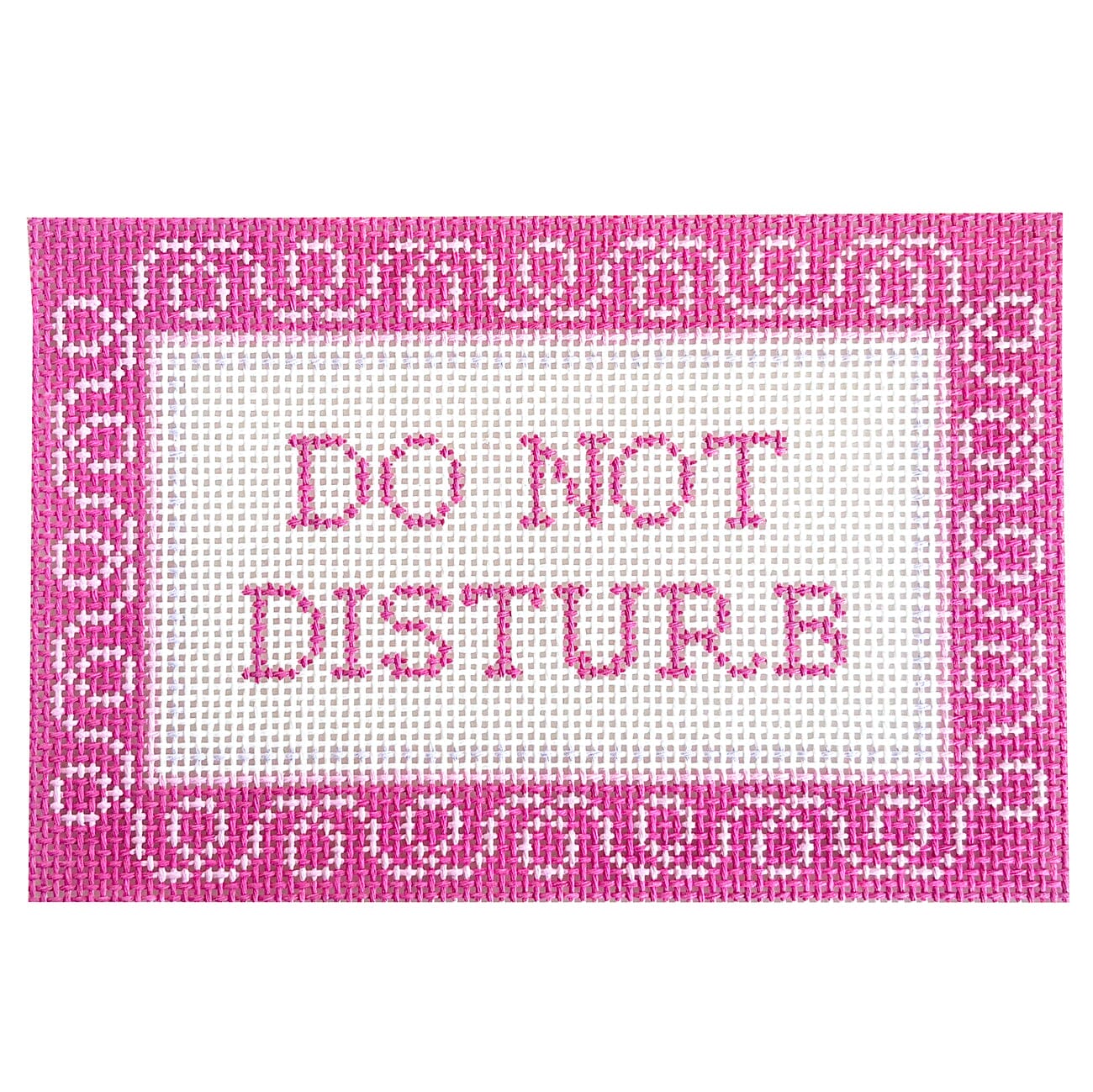 Do Not Disturb, Pink Curls Painted Canvas Thorn Alexander  - 1