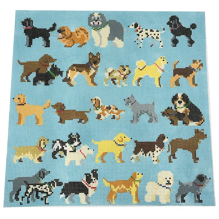 Dog Days are Here Again Painted Canvas KCN Designers  - 1