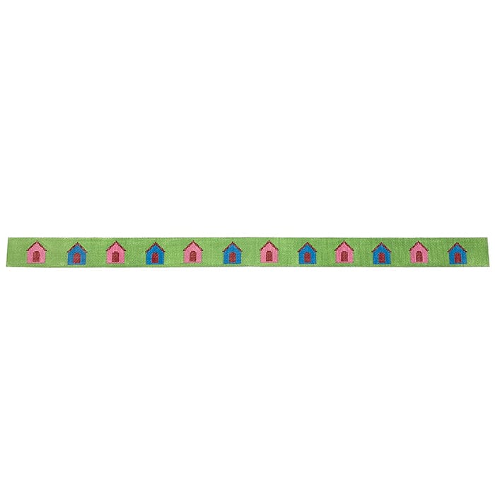 Dog Houses Dog Collar Painted Canvas Voila!  - 1
