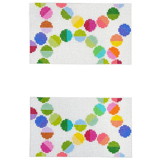 Double Bracelet Rings Eyeglass Case Painted Canvas Elizabeth Crane Swartz Designs 
