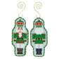 Double-Sided Nutcracker Ornament Kit - Green Kits Kirk & Bradley 
