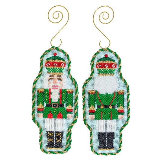 Double-Sided Nutcracker Ornament Kit - Green Kits Kirk & Bradley 