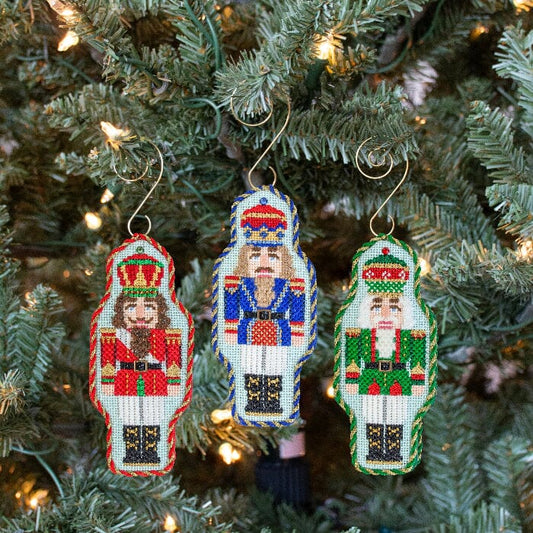 Double-Sided Nutcracker Ornament Kit - Red Kits Kirk & Bradley 