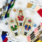 Double-Sided Nutcracker Ornament Kit - Red Kits Kirk & Bradley 