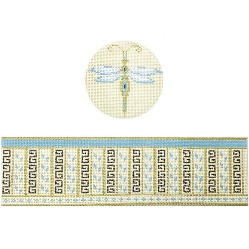 Dragonfly hinged box with hardware Painted Canvas Funda Scully  - 1