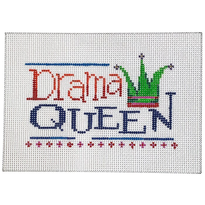 Drama Queen Sign Painted Canvas Patti Mann 