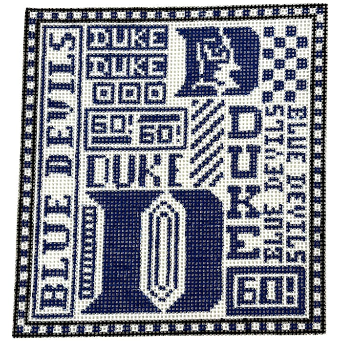 Duke University Teenie Painted Canvas The Meredith Collection 
