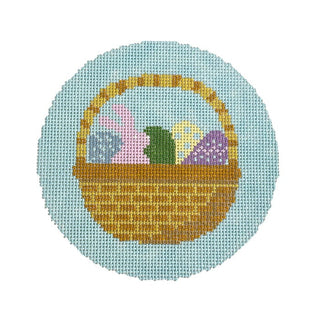 Easter Basket Painted Canvas Walker's Needlepoint 
